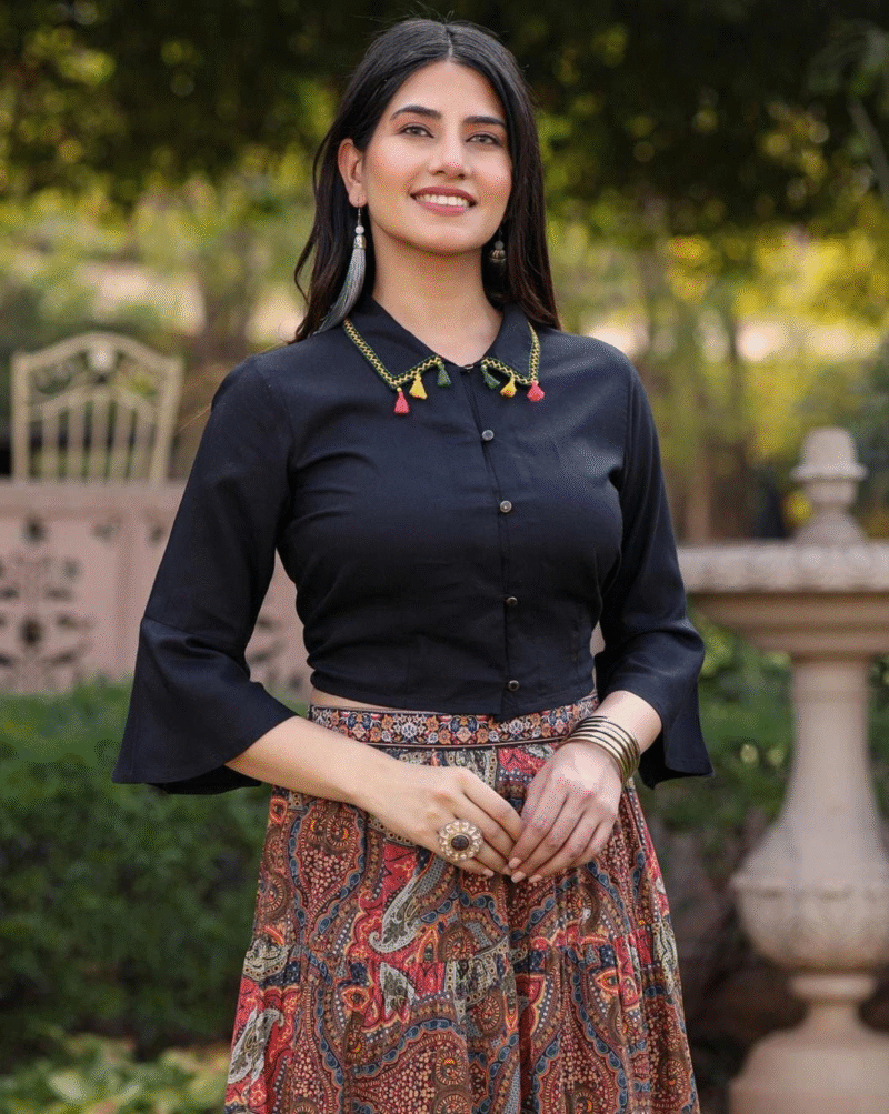 Women Printed 2-Piece Co-Ord Set - Image 2