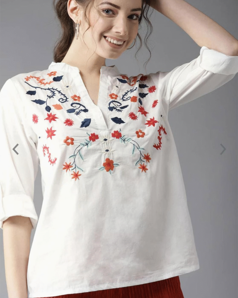 Women Embroidery Top